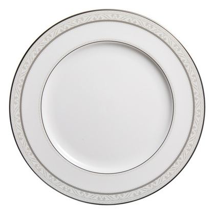 Тарелка обеденная 27см Noritake Монтвейл с платиновым кантом