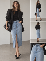 Новая джинсовая юбка Zara, S