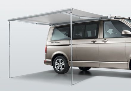 Маркиза MobileComfort ME250WG 2.5 м настенная электрическая, корпус белый, полотно светло-серое