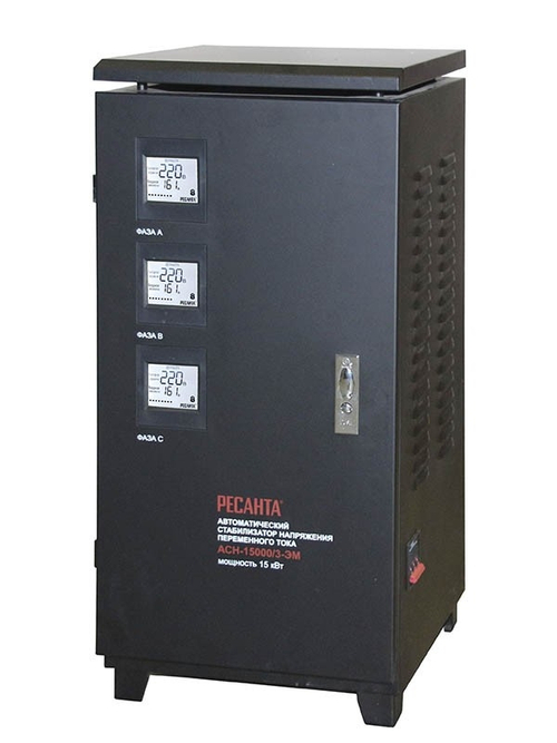 Стабилизатор трехфазный Ресанта ACH-15000/3-ЭМ