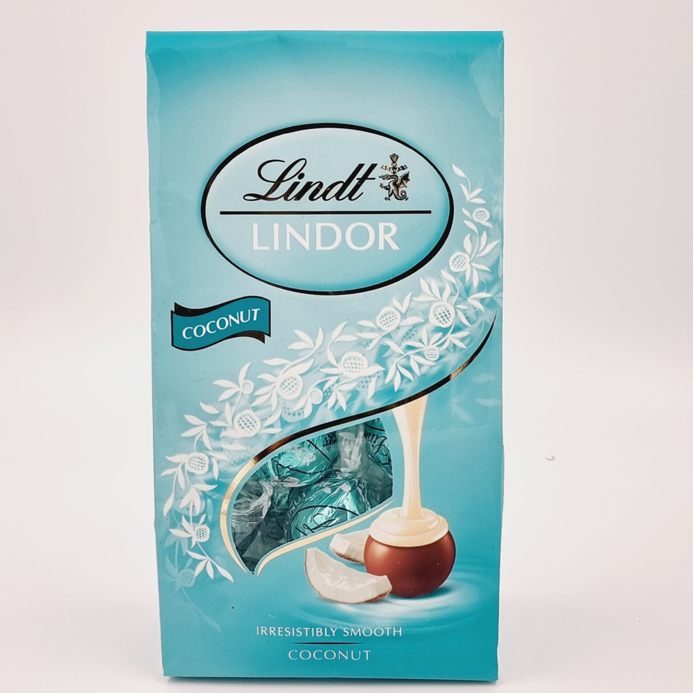 Шоколадные конфеты Lindt LINDOR кокос 137 г (из Финляндии)