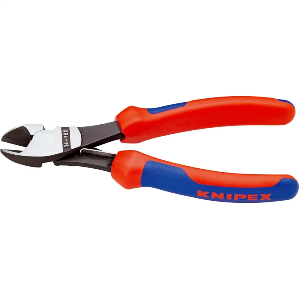 Кусачки боковые особой мощности черненые 180 мм Knipex 74 12 180