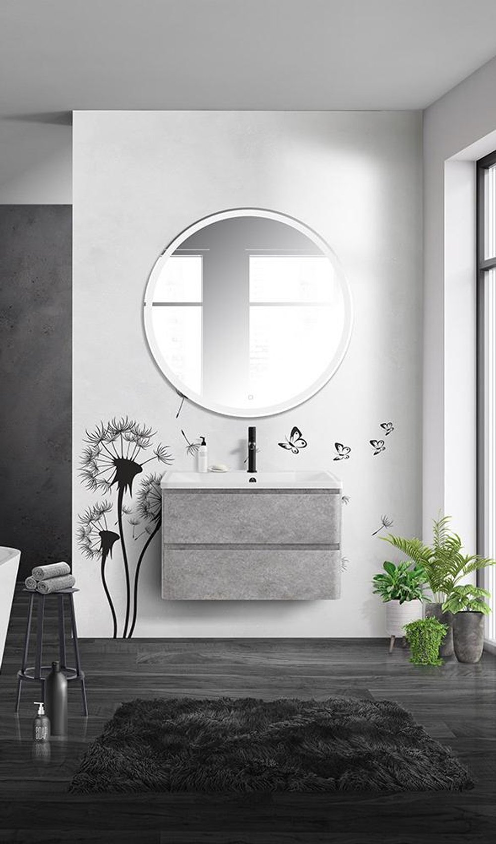 Тумба подвесная под раковину BelBagno ALBANO-800-2C-SO-CVG