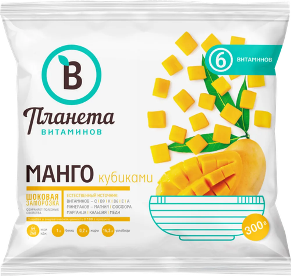 Манго, Планета Витаминов, 300 г, (20)