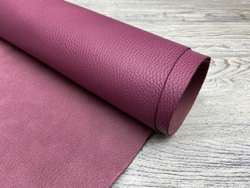 Натуральная кожа Luxury Tannery Peonia Flower флоте фиолетового цвета