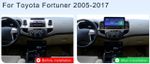 Установочный комплект для TOYOTA Hilux/Fortuner 2011-07.2015 KUBERG GL-1257-FW