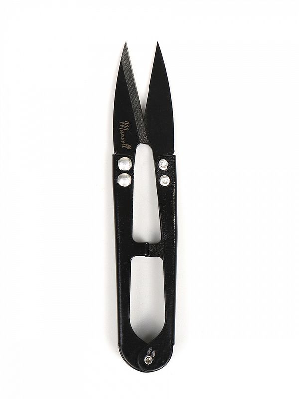 Ножницы снипперы для обрезки нитей 11 см S107 Maxwell Black premium, 1 шт