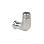 Угольник сталь нерж AISI 316L 90гр Дн 15х1/2" Ру16 пресс/НР Inoxpres RM 197102015