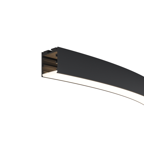 Радиусный профиль Maytoni 35x35 Ø1500мм 1/8 круга черный ALM-3535R-B-D-45°-1.5M