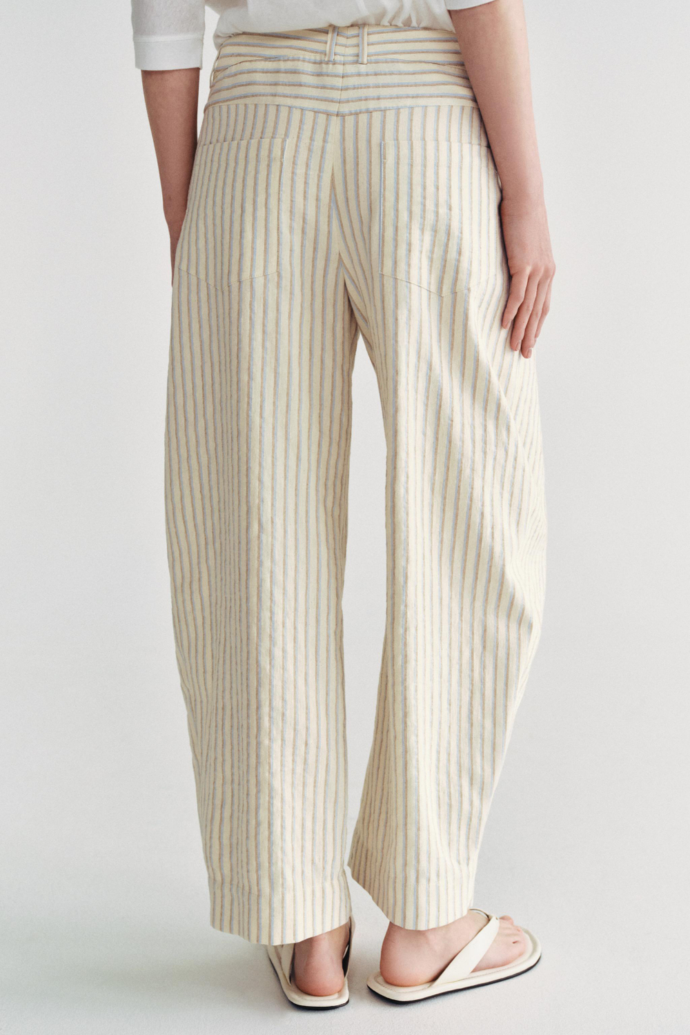 БРЮКИ БАРРЕЛЬ В ПОЛОСКУ — ZW COLLECTION — ZARA