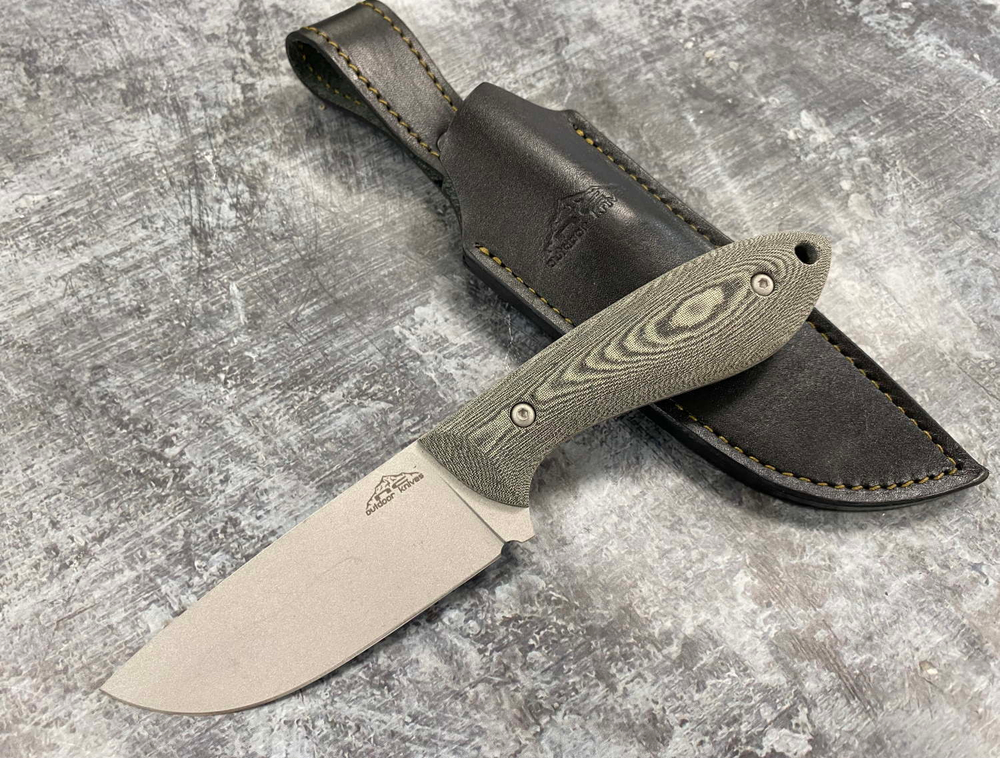 Шкуросъёмный нож Crony, X105, s/w, N.C. Custom, NCC040