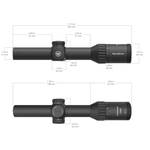 Оптический прицел Vector Optics 30мм SFP Continental X6 1-6x24i Hunting Fiber ( Сетка VET-FDR / с подсветкой )
