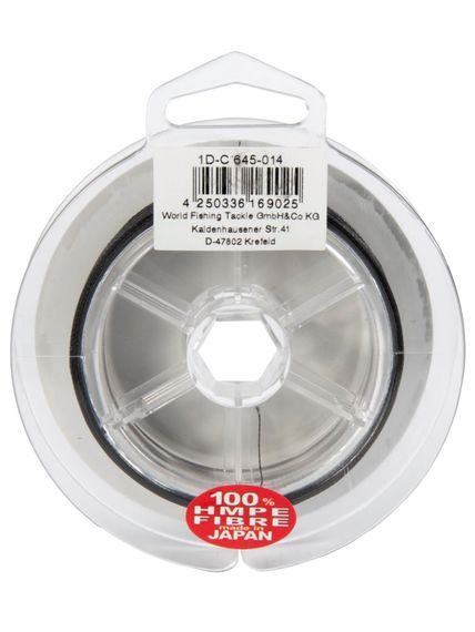 Леска плетёная WFT KG TUNGSTEN SINKING Black 150 м, 0,14 мм