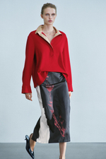 РУБАШКА С КОНТРАСТНЫМИ ДЕТАЛЯМИ ZW COLLECTION — ZARA