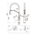 Смеситель Omoikiri Makkari 2 Plus-SB-GM-BL