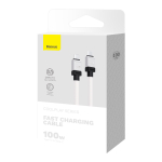 USB-C Кабель Baseus CoolPlay Charging+Data 100W 1m - White