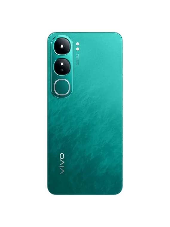 Задняя крышка для Vivo V50 Lite зеленая (Green) со стеклом камеры