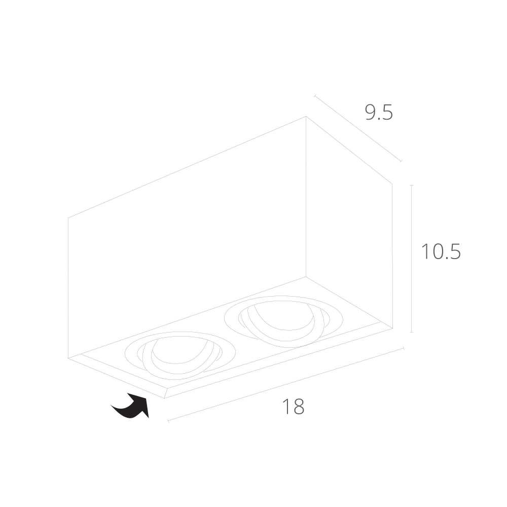 Светильник потолочный Arte Lamp Factor A5544PL-2BK