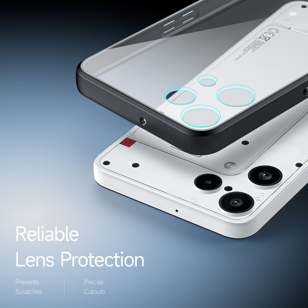 Чехол прозрачный противоударный для Nothing Phone 3(a) Lite, серия Aimo Series от Dux Ducis