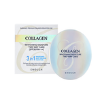 Осветляющая пудра со сменным блоком Enough Collagen Whitening Moisture Two Way Cake SPF30 PA+++  №21