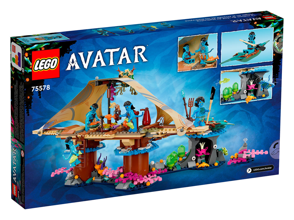 Конструктор Лего Аватар Дом Меткайина на Рифе | LEGO Avatar Metkayina Reef Home 75578 — 585 деталей (12+)