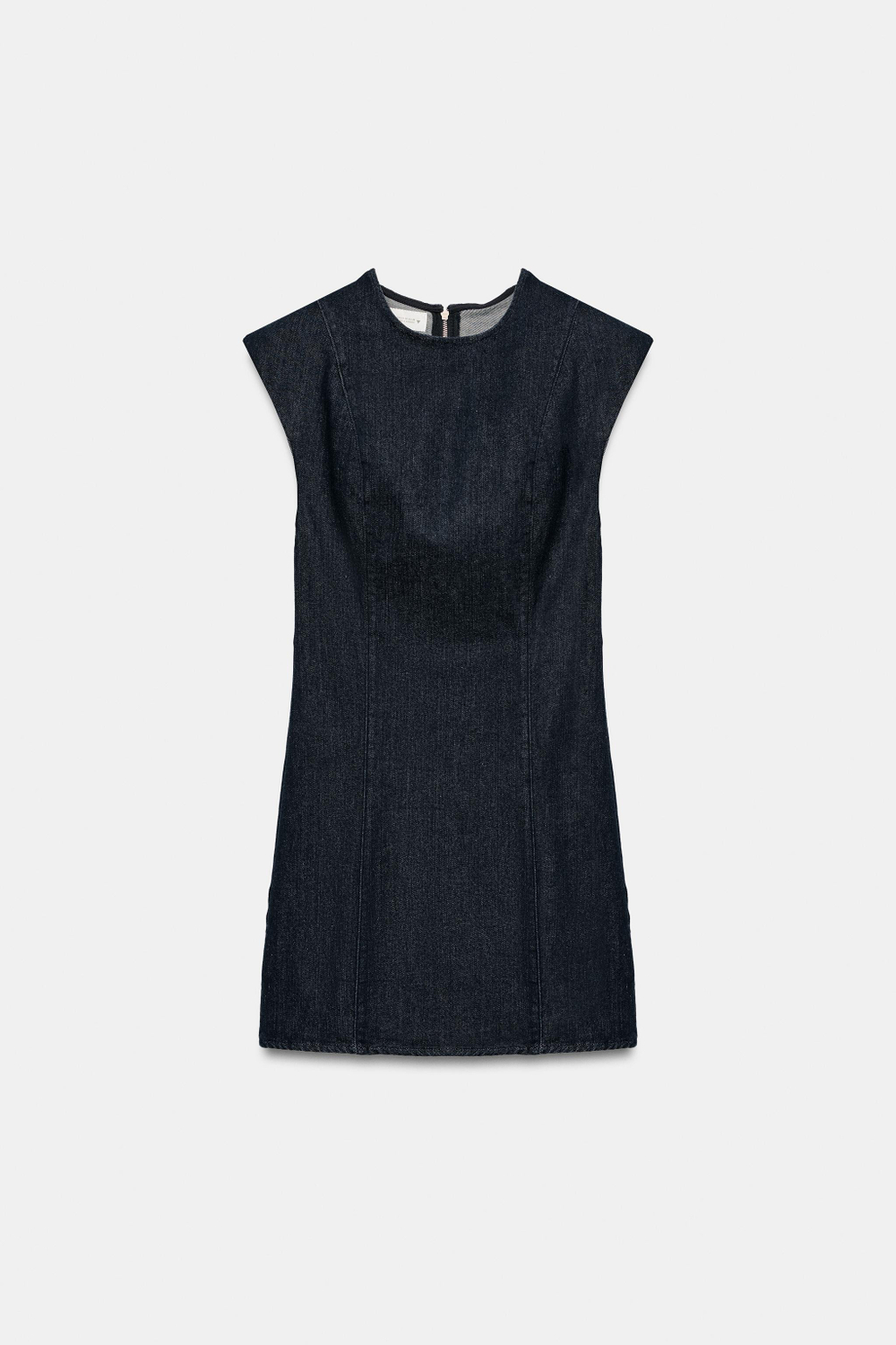 ДЖИНСОВОЕ ПЛАТЬЕ TRF С ПОДПЛЕЧНИКАМИ — ZARA