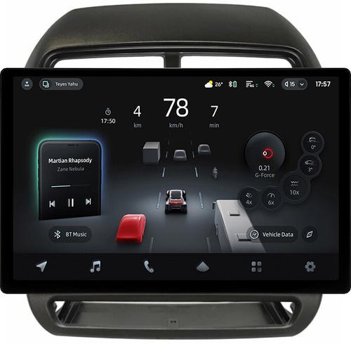 Магнитола для Mitsubishi ASX 2017+ (рамка 10) - Teyes CC4-PRO монитор 13" 2K QLED на Android 13, Быстрейшая, Snapdragon 778G, ИИ, CarPlay, DSP, 4G SIM-слот
