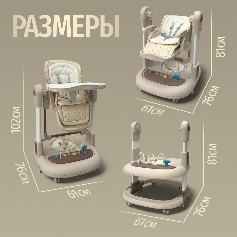 Многофункциональный стульчик для кормления 5в1 William