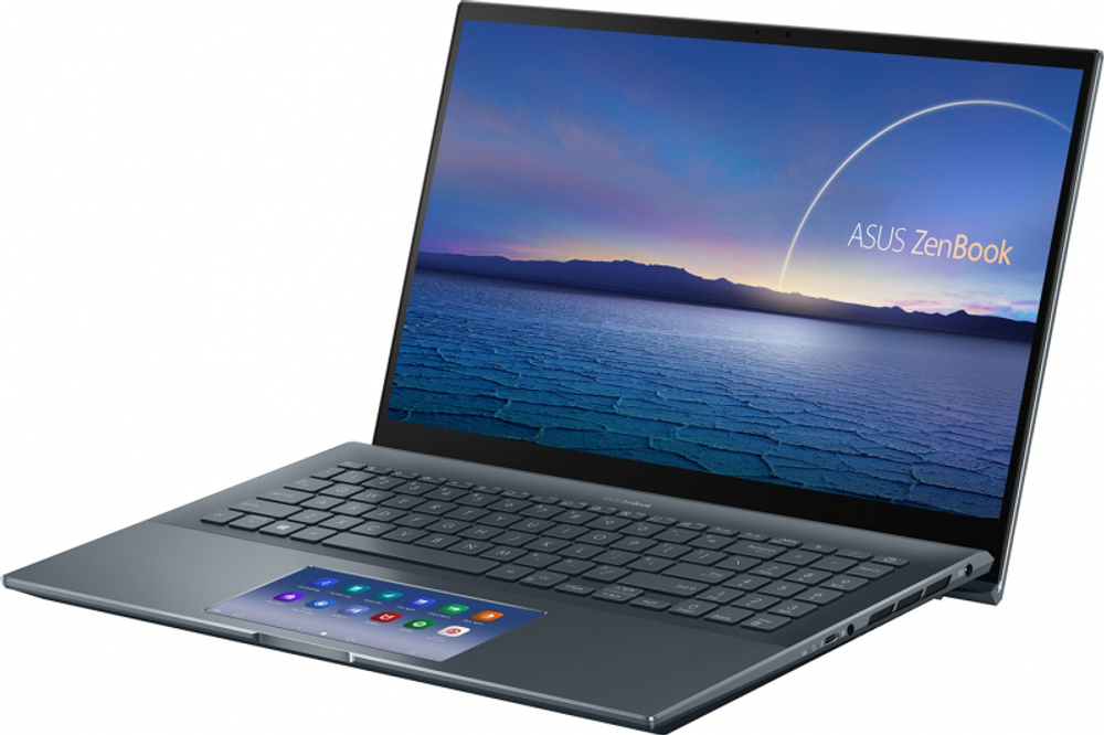 Ноутбук 15,6" ASUS Zenbook 15 UX535LH-BO251R Core i7 10870H/16Gb/1Tb SSD/NV GTX1650 4Gb/15.6" FullHD Touch/Win10Pro Серый (90NB0RX1-M000Z0)
