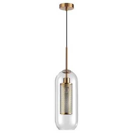 4940/1 PENDANT ODL22 401 античн.бронза/металл/прозрачный/стекло Подвес E27 1*40W CLOCKY