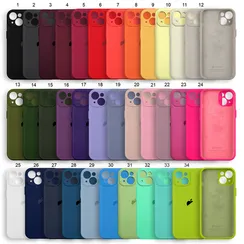 Чехол iPhone 14 Pro Max Silicone Case Color (в ассортименте)