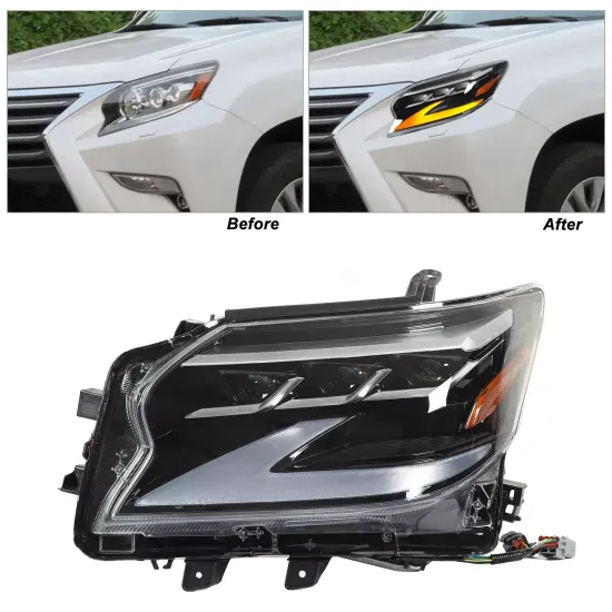 Передние светодиодные фары Lexus GX460 2014-2019 V1 type