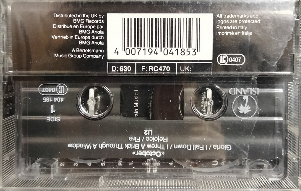 U2 / October (MC)