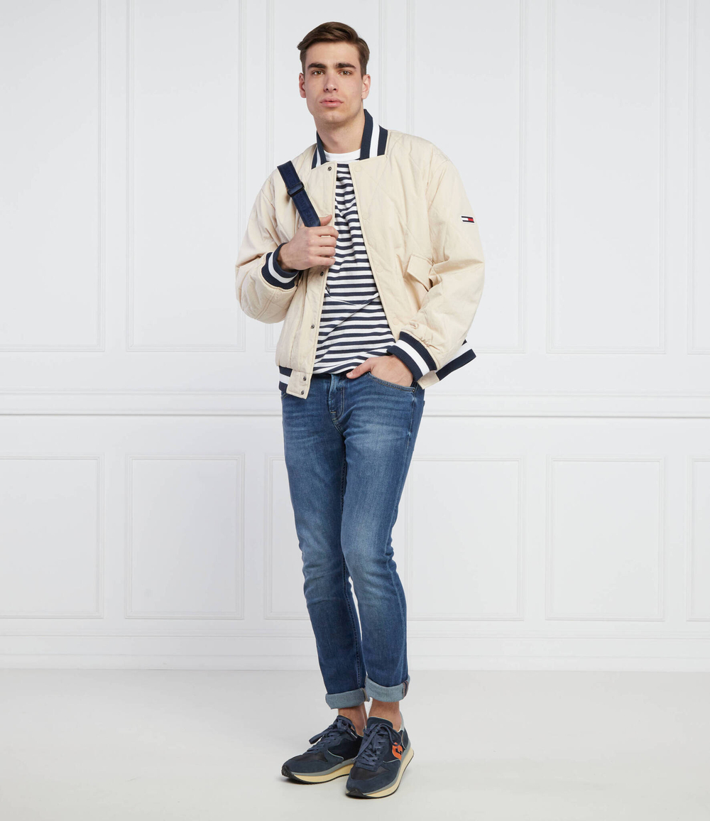 куртка бомбер Tommy Jeans - кремовый (DM0DM12307)