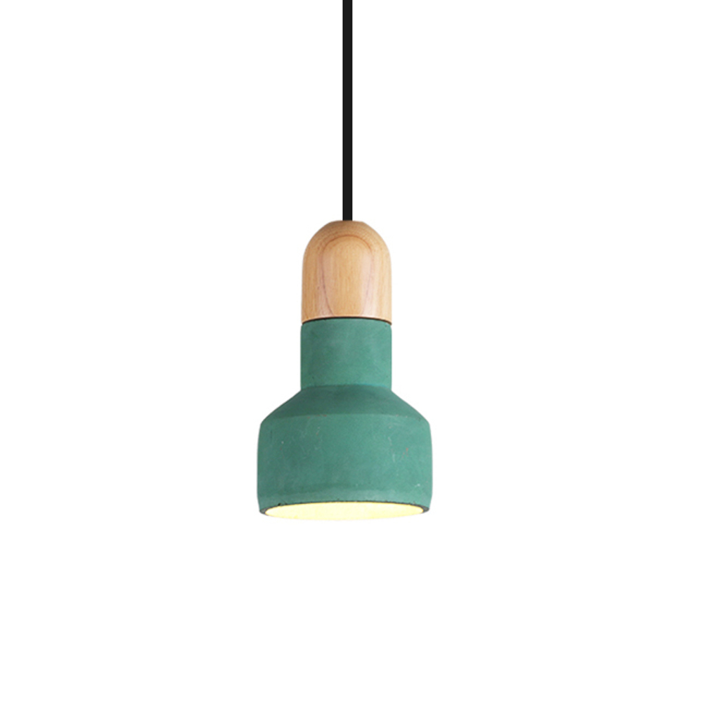Подвесной дизайнерский светильник  QIE BAMBOO от Bentu Design (зеленый)
