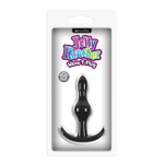 Анальная пробка Jelly Rancher T-Plug - Wave гладкая (черная) (Цвет: черный)