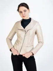 Косуха кожаная куртка женская Турция