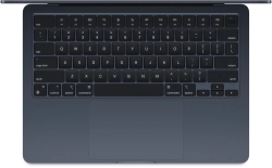 Ноутбук Apple MacBook Air A3113 M3 8 core 8Gb SSD256Gb/8 core GPU 13.6" Liquid Retina (2560x1664) macOS midnight WiFi BT Cam (MRXV3X/A)
