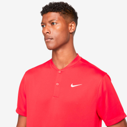 Мужское теннисное поло Nike Dri-Fit Blade Solid Polo Men - Red