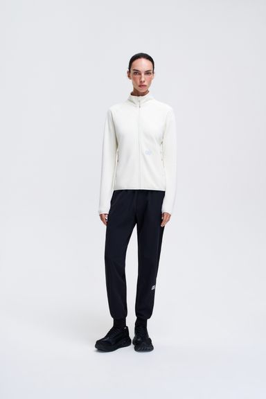 Джемпер full-zip GRI Норд молочный женский