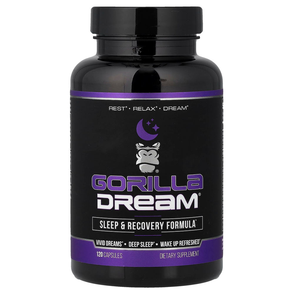 Gorilla Mind, Dream®, средство для сна и восстановления, 120 капсул