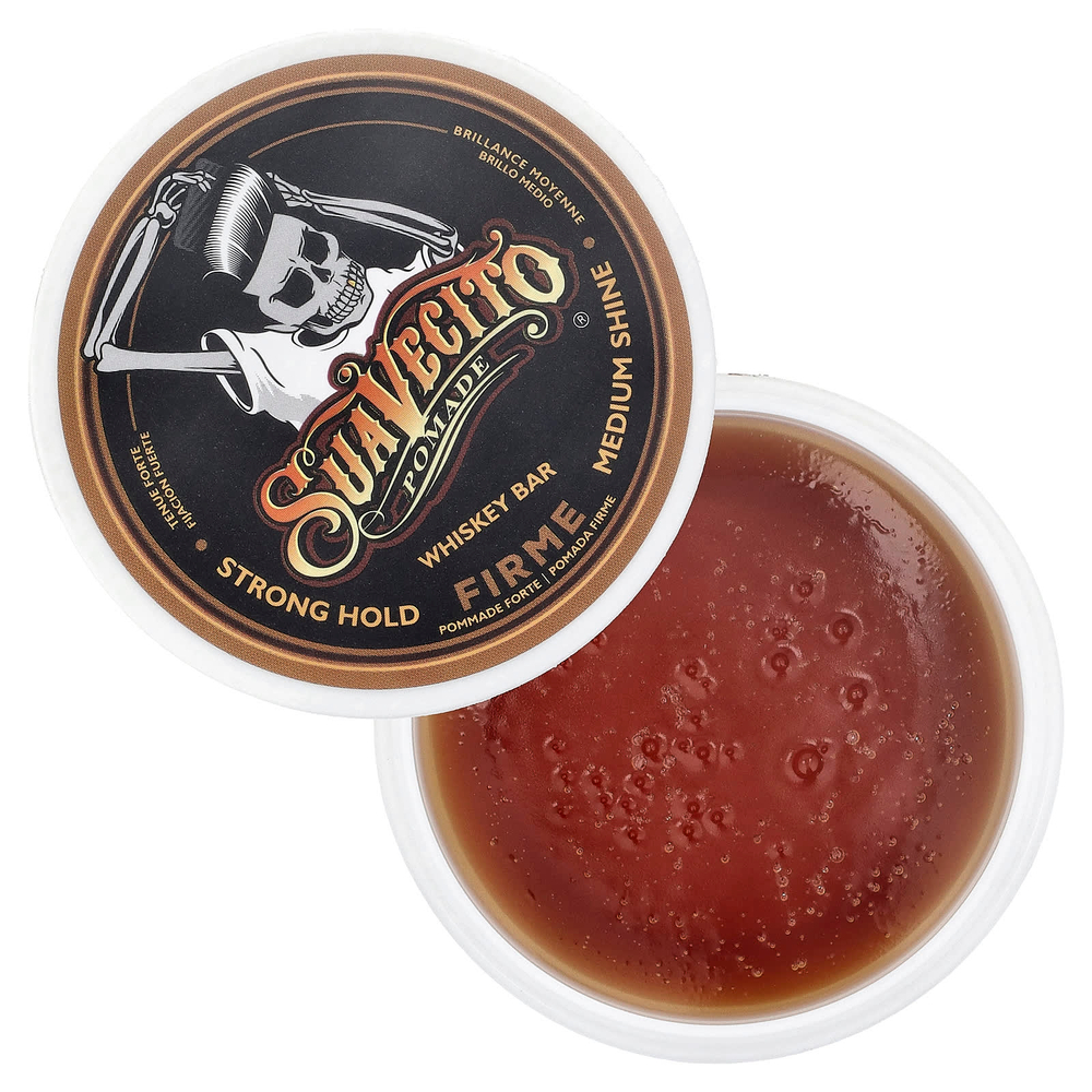 Suavecito, Poмада, Firme, батончик с виски, 113 г (4 унции)