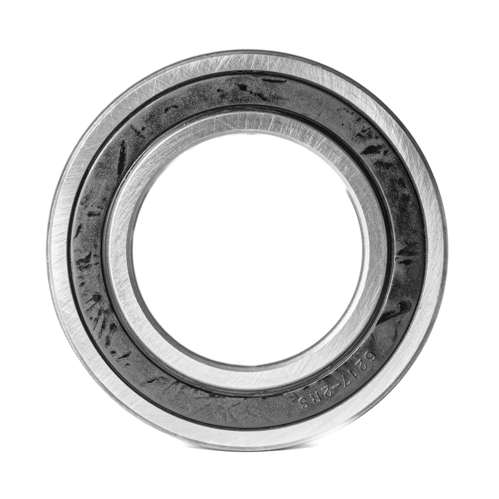 180217 (6217 2RS) Подшипник шариковый радиальный однорядный закрытый, 85х150х28 мм (поворотный кулак МАЗ)