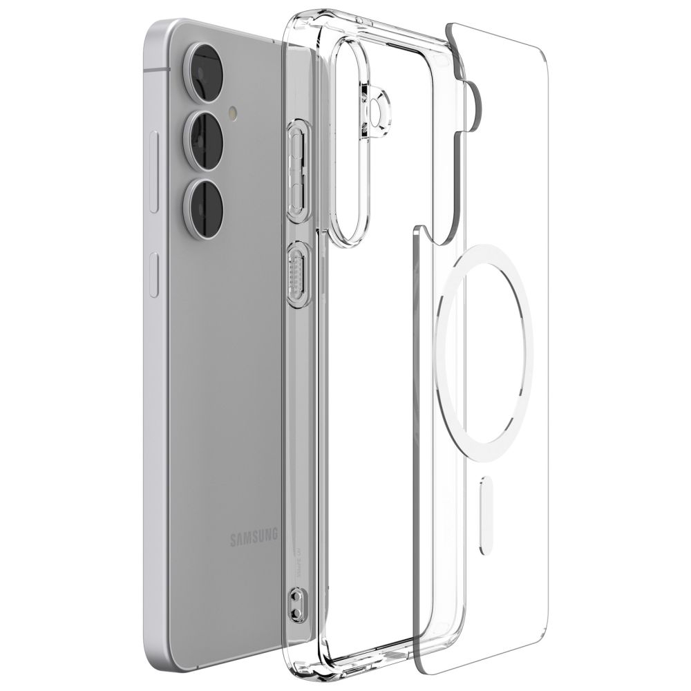 Чехол Spigen Ultra Hybrid Mag MagSafe для Samsung Galaxy S25 FE Clear White