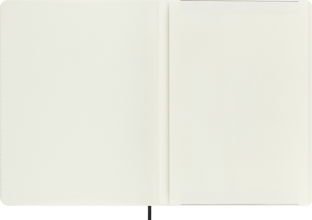 Блокнот Moleskine LE Soft Vegan Leather XL (QP621VBOABOX) 19х25 см, мягкая обложка, черный в подарочной коробке