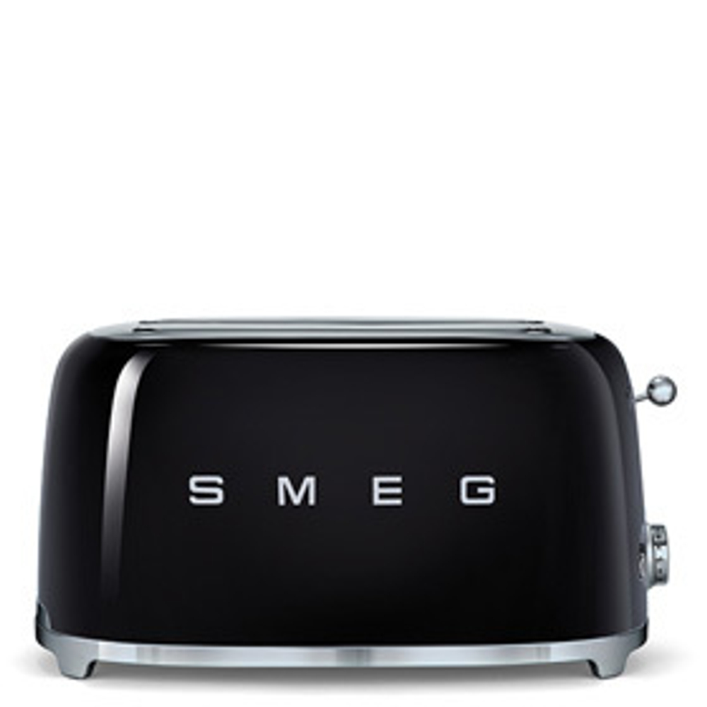 Тостер Smeg TSF02BLEU черный на 4 тоста