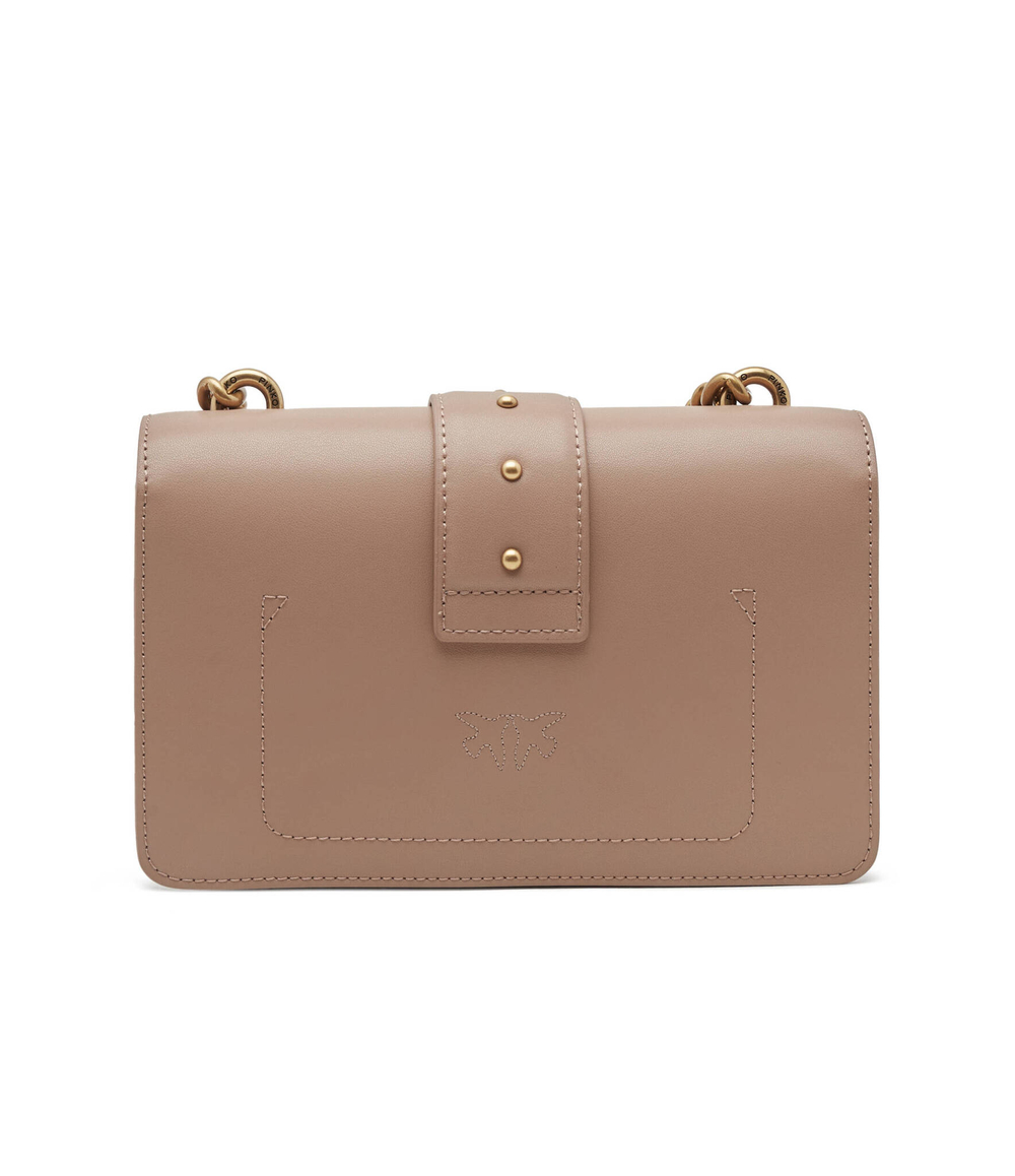 Кожаная сумка через плечо LOVE ONE MINI Pinko - коричневый(100059 A0F1)
