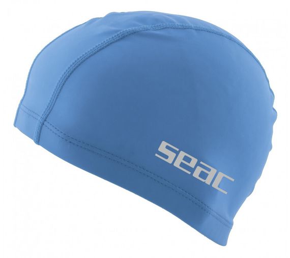Шапочка для плавания Seac Sub Comfort синий стрейч