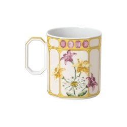 Кружка "Rosenthal SWAROVSKI Зяблик", желтая, 390мл