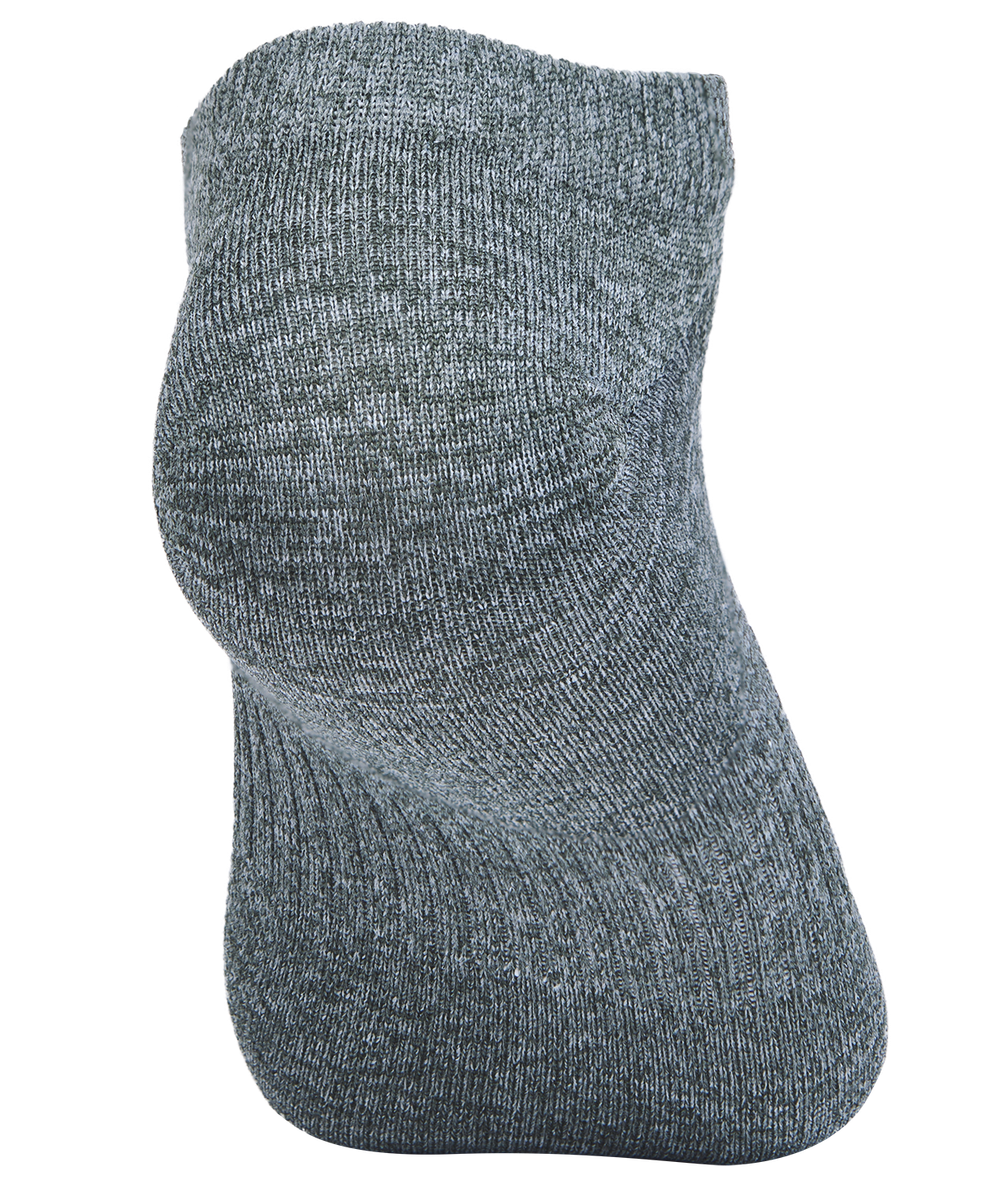Носки низкие SW-210, черный меланж, 2 пары